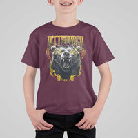 Vintage Pittsburgh T Shirt For Kid Retro Sports Fan Wild Bear Mascot Streetwear Bootleg - Wonder Print Shop
