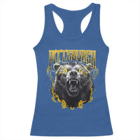 Vintage Pittsburgh Racerback Tank Top Retro Sports Fan Wild Bear Mascot Streetwear Bootleg - Wonder Print Shop