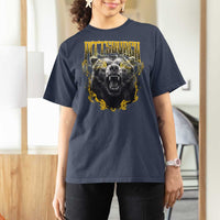 Vintage Pittsburgh T Shirt For Women Retro Sports Fan Wild Bear Mascot Streetwear Bootleg - Wonder Print Shop