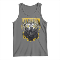 Vintage Pittsburgh Tank Top Retro Sports Fan Wild Bear Mascot Streetwear Bootleg - Wonder Print Shop