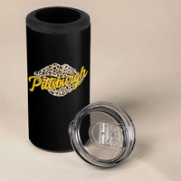 Pittsburgh Leopard Lips 4 in 1 Can Cooler Tumbler Steel City Pride Woman Girl - Wonder Print Shop