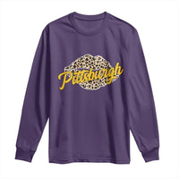 Pittsburgh Leopard Lips Long Sleeve Shirt Steel City Pride Woman Girl - Wonder Print Shop