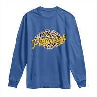 Pittsburgh Leopard Lips Long Sleeve Shirt Steel City Pride Woman Girl - Wonder Print Shop