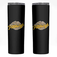 Pittsburgh Leopard Lips Skinny Tumbler Steel City Pride Woman Girl - Wonder Print Shop