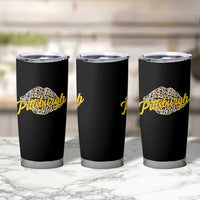 Pittsburgh Leopard Lips Tumbler Cup Steel City Pride Woman Girl - Wonder Print Shop