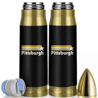 Retro Pittsburgh Bullet Tumbler Vintage Pennsylvania Stripes 70s 80s 90s - Wonder Print Shop