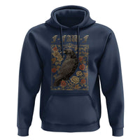 Funny F Caw F Crow Hoodie Vintage Bird Saying Adult Humor Gothic Tarot Card - Wonder Print Shop