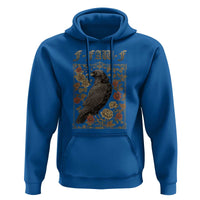 Funny F Caw F Crow Hoodie Vintage Bird Saying Adult Humor Gothic Tarot Card - Wonder Print Shop