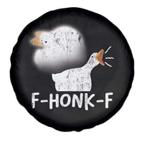 Silly Goose Meme Spare Tire Cover Retro F-Honk-F Funny Farm Animal - Wonder Print Shop