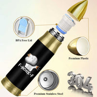 Silly Goose Meme Bullet Tumbler Retro F-Honk-F Funny Farm Animal - Wonder Print Shop