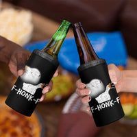 Silly Goose Meme 4 in 1 Can Cooler Tumbler Retro F-Honk-F Funny Farm Animal - Wonder Print Shop