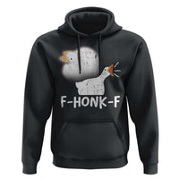 Silly Goose Meme Hoodie Retro F-Honk-F Funny Farm Animal - Wonder Print Shop