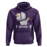 Silly Goose Meme Hoodie Retro F-Honk-F Funny Farm Animal - Wonder Print Shop