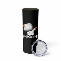 Silly Goose Meme Skinny Tumbler Retro F-Honk-F Funny Farm Animal - Wonder Print Shop