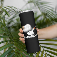 Silly Goose Meme Skinny Tumbler Retro F-Honk-F Funny Farm Animal - Wonder Print Shop