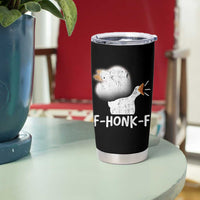 Silly Goose Meme Tumbler Cup Retro F-Honk-F Funny Farm Animal - Wonder Print Shop