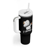Silly Goose Meme Tumbler With Handle Retro F-Honk-F Funny Farm Animal - Wonder Print Shop
