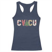 Christmas CVICU Nurse Racerback Tank Top Cardiovascular Intensive Care Unit Cardiac Nurse - Wonder Print Shop