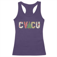 Christmas CVICU Nurse Racerback Tank Top Cardiovascular Intensive Care Unit Cardiac Nurse - Wonder Print Shop