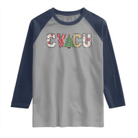 Christmas CVICU Nurse Raglan Shirt Cardiovascular Intensive Care Unit Cardiac Nurse - Wonder Print Shop