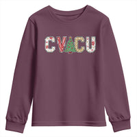 Christmas CVICU Nurse Youth Sweatshirt Cardiovascular Intensive Care Unit Cardiac Nurse - Wonder Print Shop