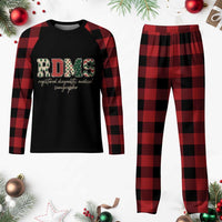 Sonographer Christmas Plaid Pajama Set RDMS Ultrasound Tech Technologist Gift - Wonder Print Shop