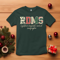 Sonographer Christmas T Shirt RDMS Ultrasound Tech Technologist Gift - Wonder Print Shop