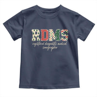 Sonographer Christmas Toddler T Shirt RDMS Ultrasound Tech Technologist Gift - Wonder Print Shop