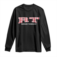 Christmas Radiology Technologist Long Sleeve Shirt Buffalo Plaid RT Rad Tech Gift - Wonder Print Shop