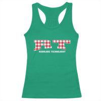 Christmas Radiology Technologist Racerback Tank Top Buffalo Plaid RT Rad Tech Gift - Wonder Print Shop