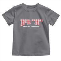 Christmas Radiology Technologist Toddler T Shirt Buffalo Plaid RT Rad Tech Gift - Wonder Print Shop