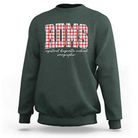 Christmas RDMS Sweatshirt Buffalo Plaid Sonographer Ultrasound Tech Gift - Wonder Print Shop