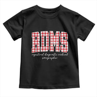 Christmas RDMS Toddler T Shirt Buffalo Plaid Sonographer Ultrasound Tech Gift - Wonder Print Shop
