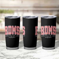 Christmas RDMS Tumbler Cup Buffalo Plaid Sonographer Ultrasound Tech Gift - Wonder Print Shop