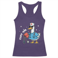 Goose Nurse Racerback Tank Top Cuff Em Cute Nursing Graduation Gift - Wonder Print Shop