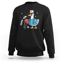 Goose Nurse Sweatshirt Cuff Em Cute Nursing Graduation Gift - Wonder Print Shop