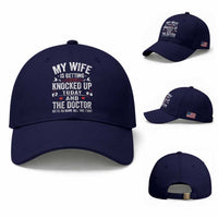IVF Dad Baseball Cap Wife Knocked Up For Embryo Transfer Day