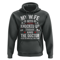 IVF Dad Hoodie Wife Knocked Up For Embryo Transfer Day - Wonder Print Shop