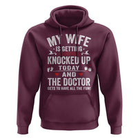 IVF Dad Hoodie Wife Knocked Up For Embryo Transfer Day - Wonder Print Shop