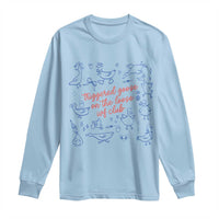 Funny IVF Long Sleeve Shirt Triggered Goose On The Loose Infertility Support - Wonder Print Shop