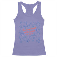 Funny IVF Racerback Tank Top Triggered Goose On The Loose Infertility Support - Wonder Print Shop