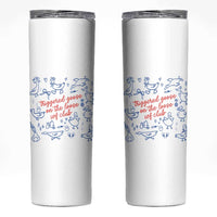Funny IVF Skinny Tumbler Triggered Goose On The Loose Infertility Support - Wonder Print Shop