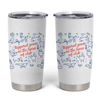 Funny IVF Tumbler Cup Triggered Goose On The Loose Infertility Support - Wonder Print Shop