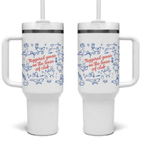 Funny IVF Tumbler With Handle Triggered Goose On The Loose Infertility Support - Wonder Print Shop
