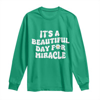 IVF Miracle Long Sleeve Shirt Transfer Day Infertility Support Gift - Wonder Print Shop