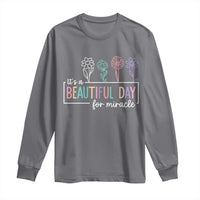 Its a Beautiful Day For IVF Miracle Long Sleeve Shirt Transfer Day Infertility Support Gift - Wonder Print Shop