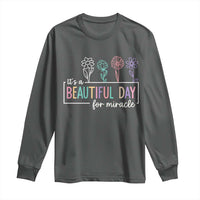 Its a Beautiful Day For IVF Miracle Long Sleeve Shirt Transfer Day Infertility Support Gift - Wonder Print Shop