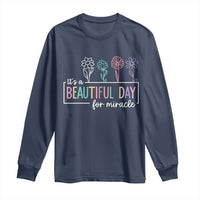 Its a Beautiful Day For IVF Miracle Long Sleeve Shirt Transfer Day Infertility Support Gift - Wonder Print Shop