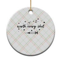 Worth Every Shot Ceramic Ornament IVF Baby Pregnancy Announcement - Wonder Print Shop