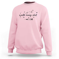 Worth Every Shot Sweatshirt IVF Baby Pregnancy Announcement - Wonder Print Shop